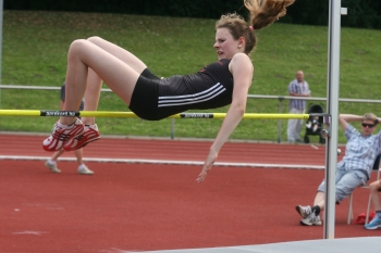 Kiana Hinners sprang 1,44 Meter hoch.