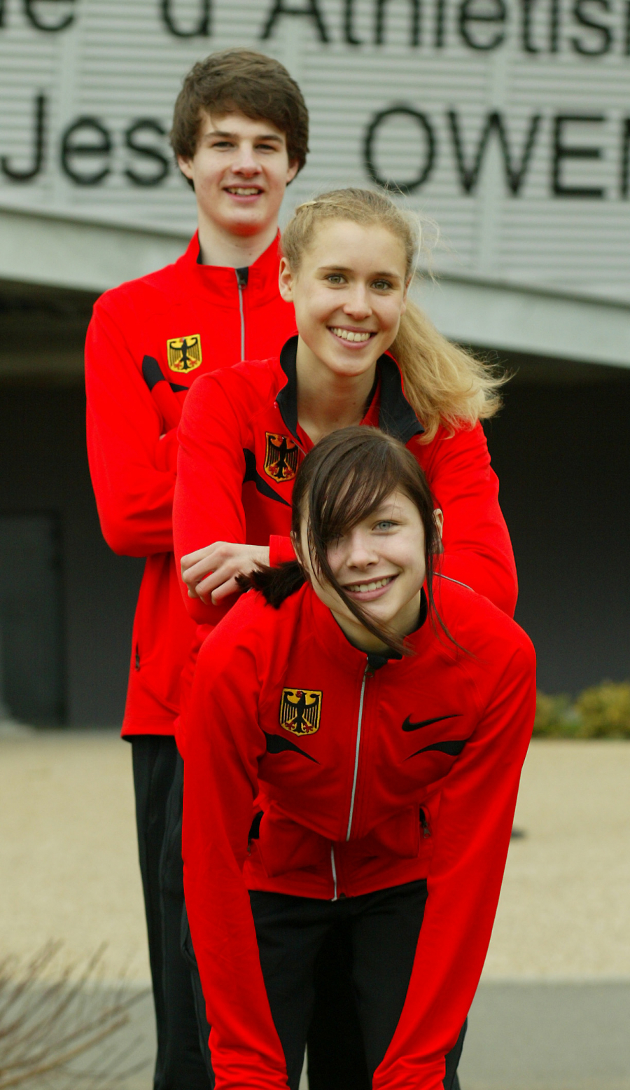 Ein Highlight in der LAZ-Historie: 2012 vertraten mit Falk Wendrich, Laura Voß und Gina Lückenkemper gleich drei Sportler des Vereins Deutschland beim traditionellen U20-Hallen-Länderkampf gegen Frankreich und Italien in Val-de-Reuil (Frankreich). Foto: Bottin