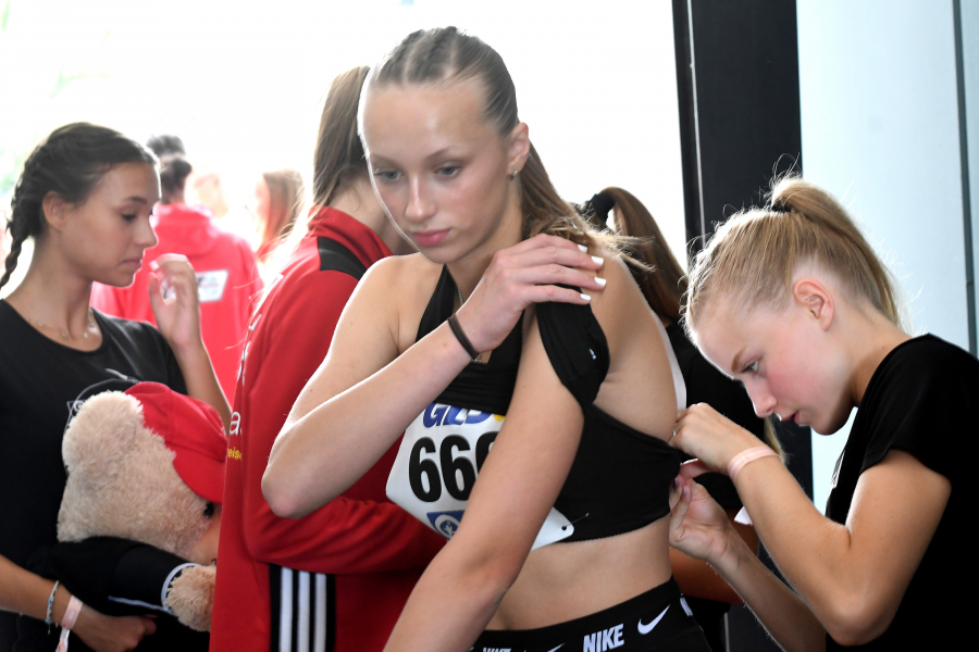 Das LAZ Soest bei der U16-DM.  Das LAZ Soest bei der U16-DM.