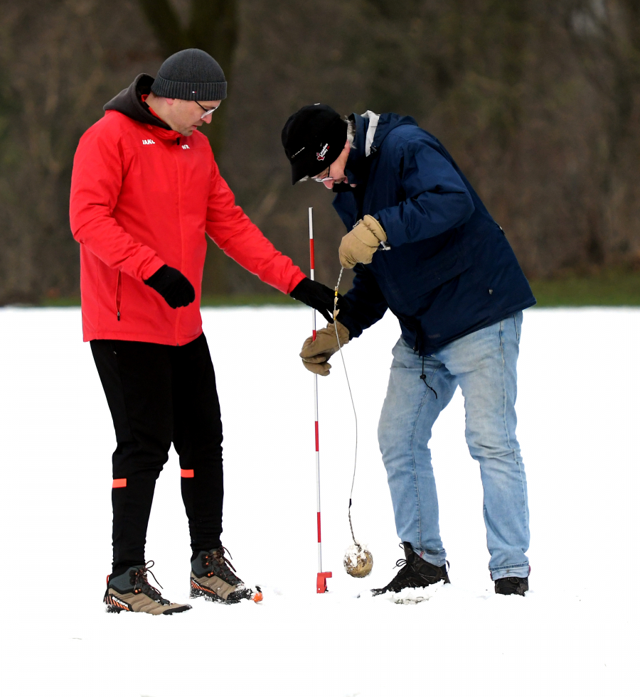 Wieland Rikus (links) und Rainer Voß. Foto: Bottin
