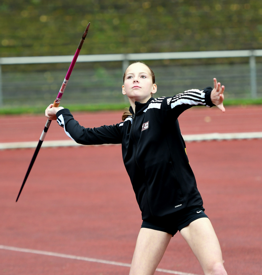 Nia Ferige feierte in Gladbeck Siege im Speer- und Diskuswurf. Foto: Bottin