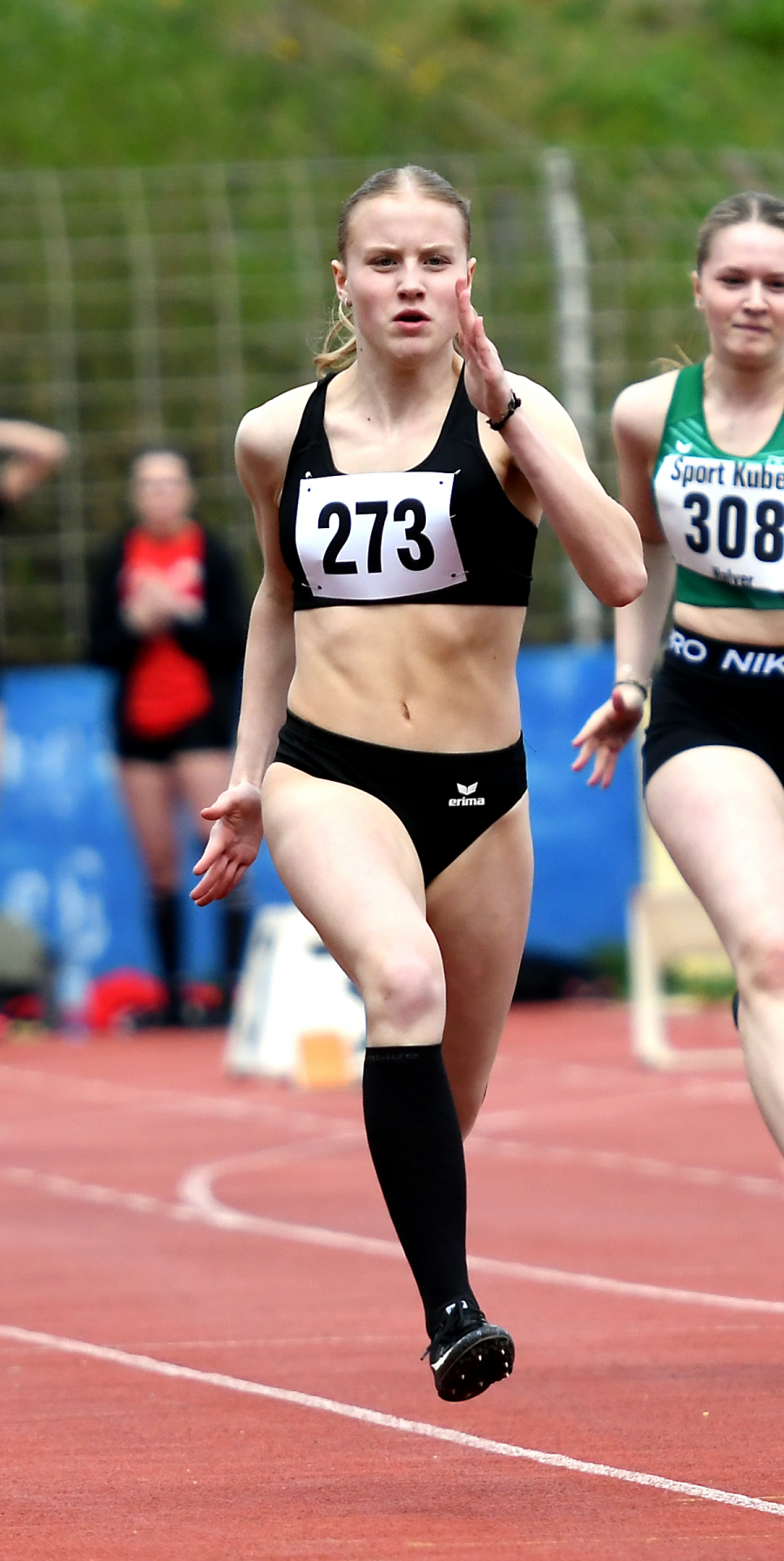 Als zweitschnellste deutsche W15-Sprinterin über 200 Meter geht LAZ Athletin Maja Bolinger in Dortmund bei der weibl. Jugend U18 an den Start. Foto: Bottin