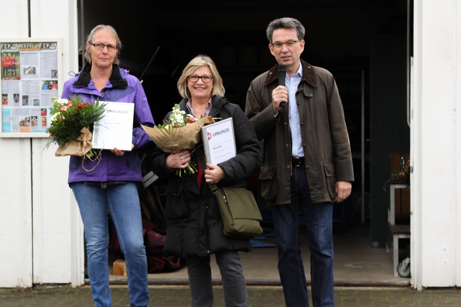 Heidrun Gruber (links), Heike Eikel und Eckhard Ruthemeyer.