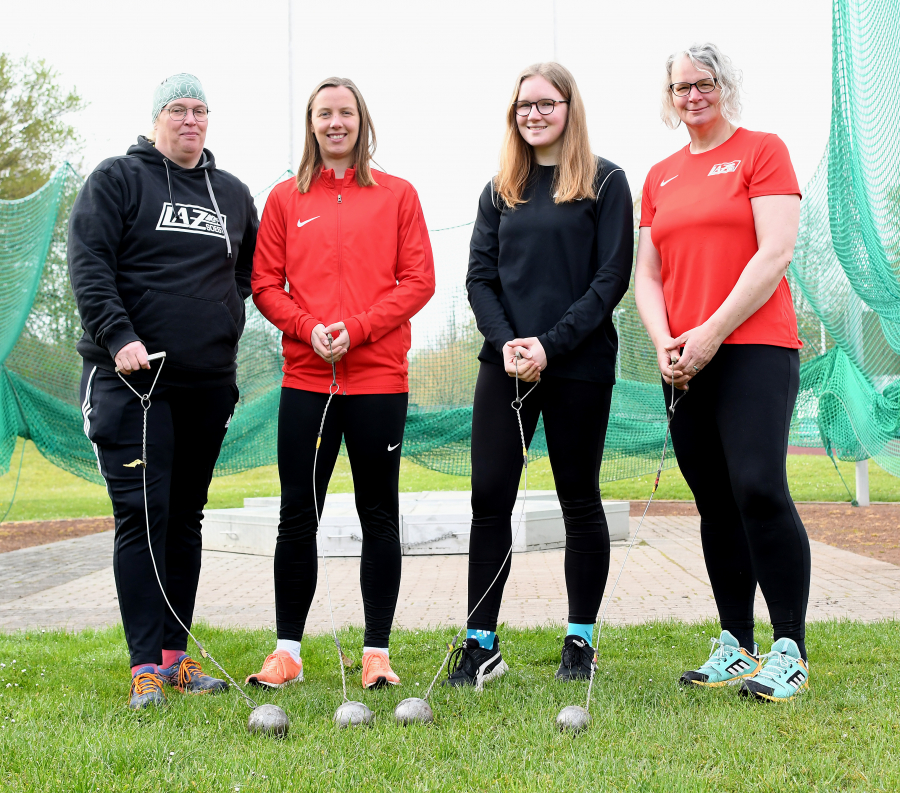 von links: Sandra Straub, Annika Straub, Antonia Böttiger und Margareta Böttiger von links: Sandra Straub, Annika Straub, Antonia Böttiger und Margareta Böttiger