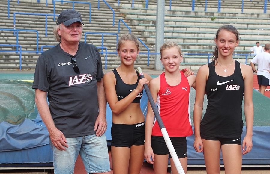 Lukka Franke (von links), Linda Grabenmeier und Jennifer Quiring.