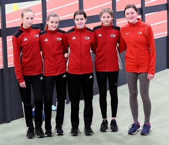 Sophie Martin, Jette Lüttig, Carmen Büttner, Gesa Blesken und Lilli Michel (von links).