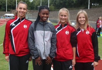 Quiring, Fung-Loy(Niederlande), Franke, Braun (Bielefeld) beim Länderkampf