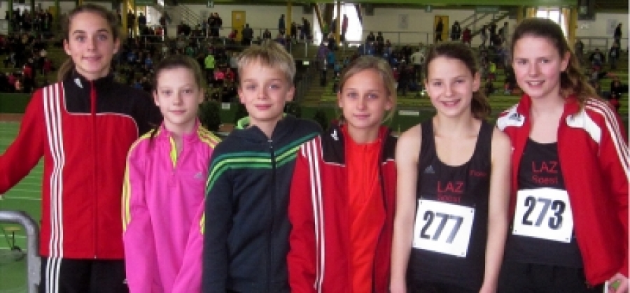 Jana Klee, Lea Rogge, Nils Klee, Maleen Klee, Fiona Hinners und Kiana Hinners (v.l.n.r.).