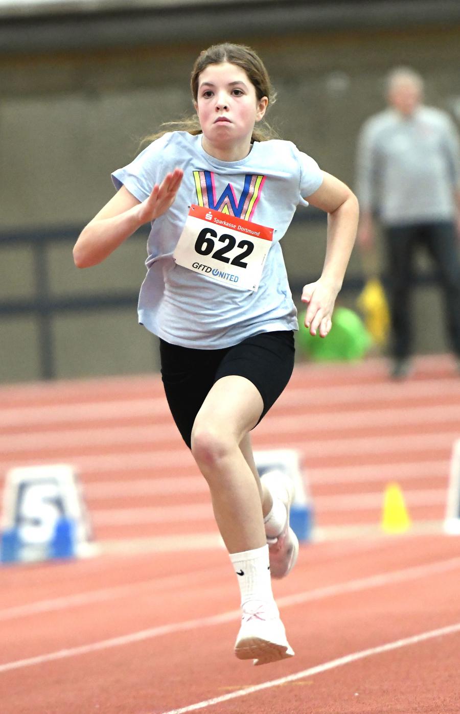 Leni Schneider (W11): benötigte 9,39 Sekunden über 60 Meter. Foto: Bottin