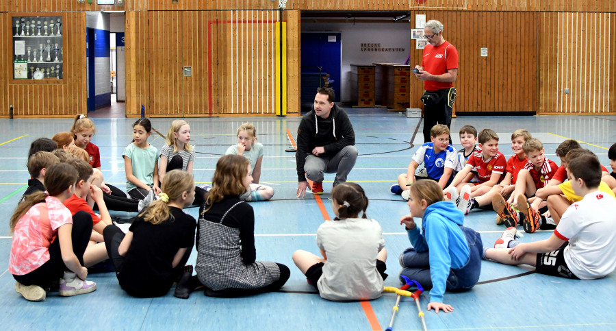 Bei der Talentsichtung vom ConvoS schaute das LAZ-Trainerteam ganz genau hin. Foto: Bottin