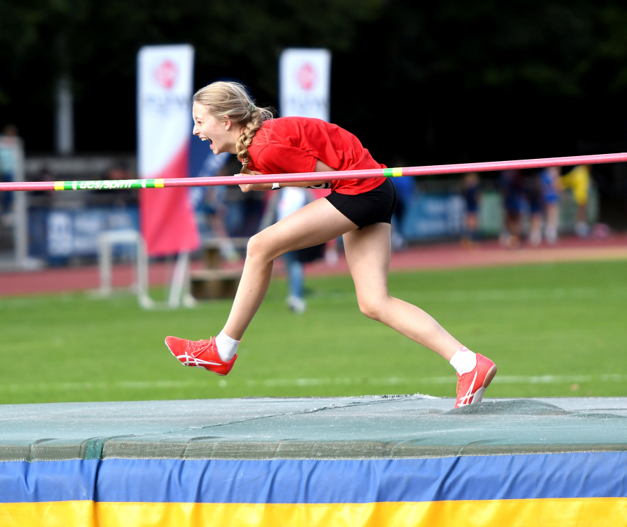 Greta Karsten: So sch&ouml;n jubelt eine Westfalenmeisterin. Foto: Bottin